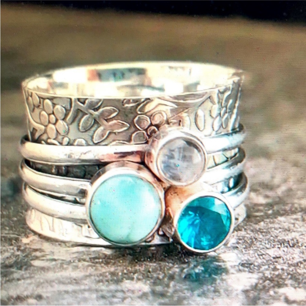 Nwot Silver Plated Ring - image 1